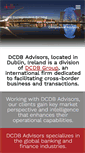 Mobile Screenshot of dcdbadvisors.com